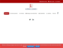 Tablet Screenshot of clinicajaimeicatarroja.com